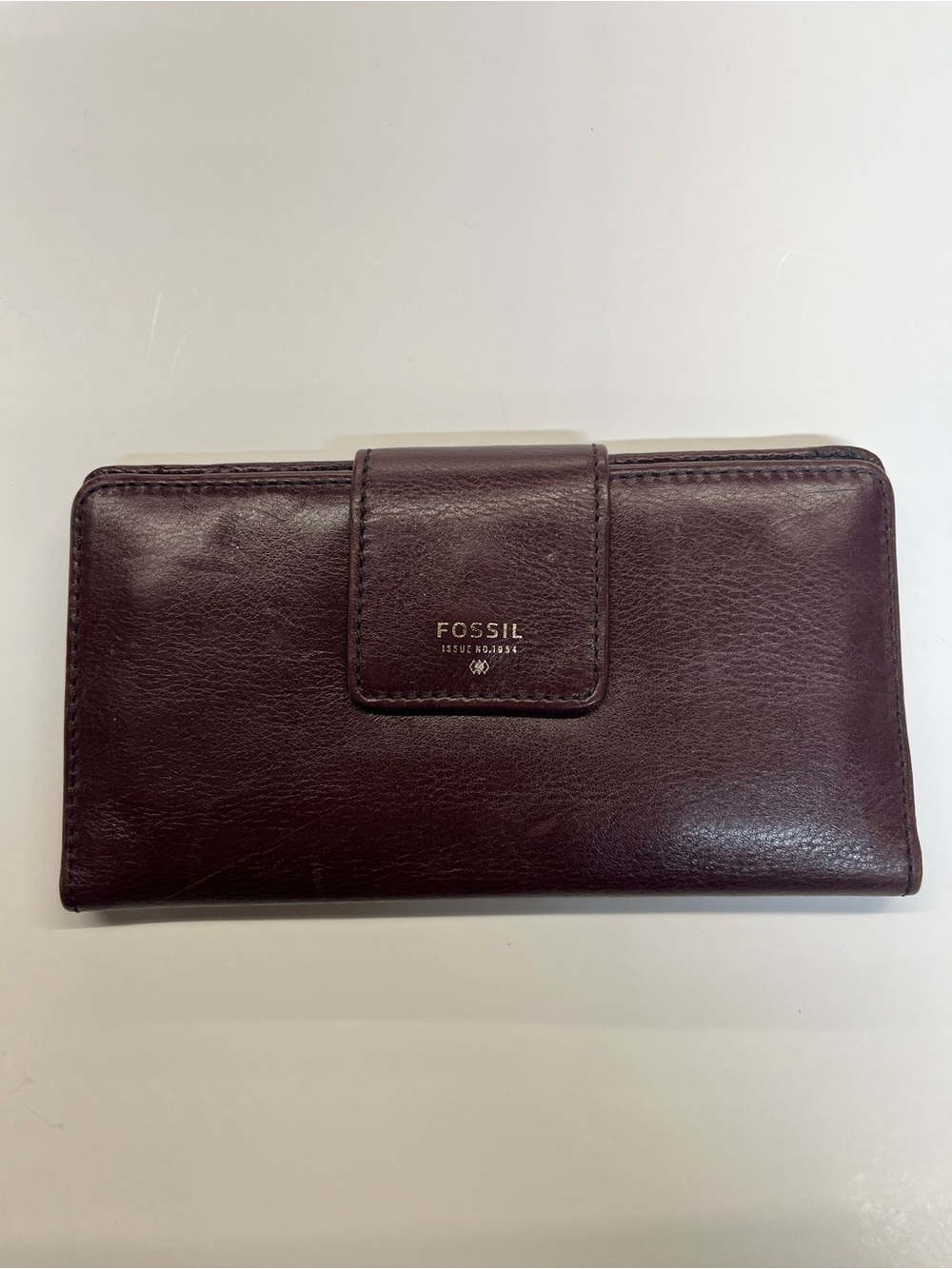 Fossil Women's Leather Wallet - Deep Wine